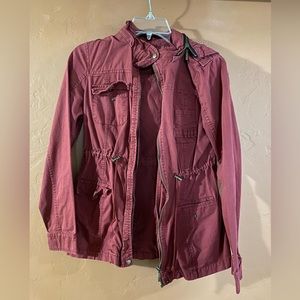 Womens maroon jacket